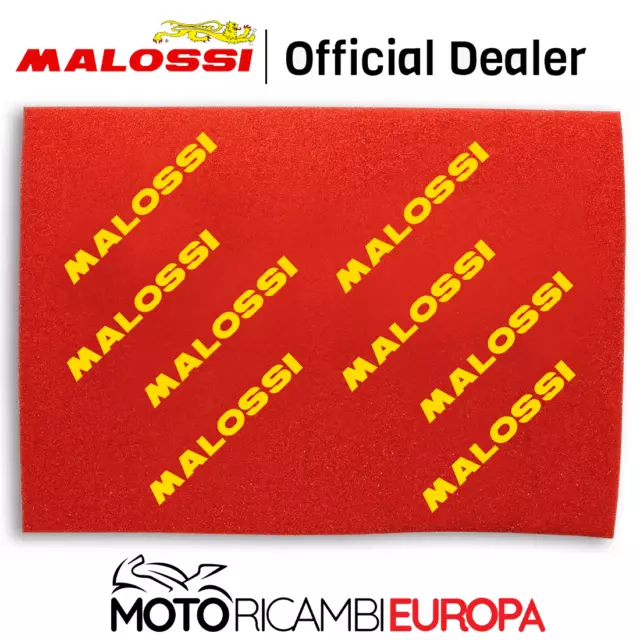 Malossi Spugna Filtro Aria Double Red Sponge Foglio Da Ritagliare 40X30 Scooter