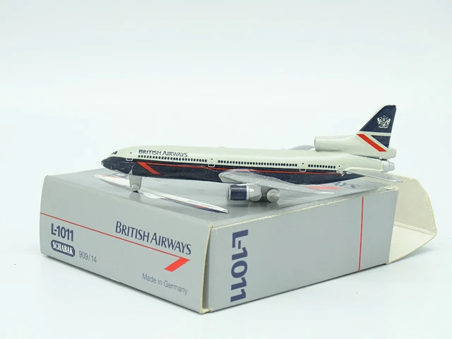 Pochoir Avion 1:600 Schabak - Germanwings, Tunisair, British Airways - Boîte D'origine
