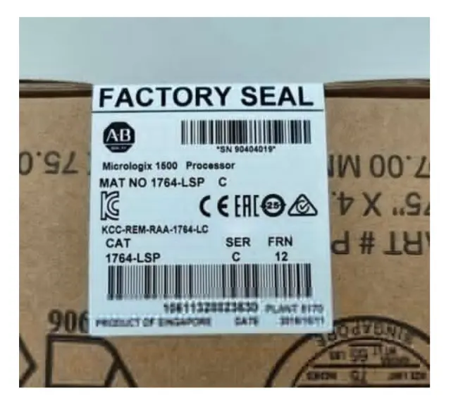 New Factory Sealed AB 1764-LSP SER C MicroLogix 1500 Processor Module