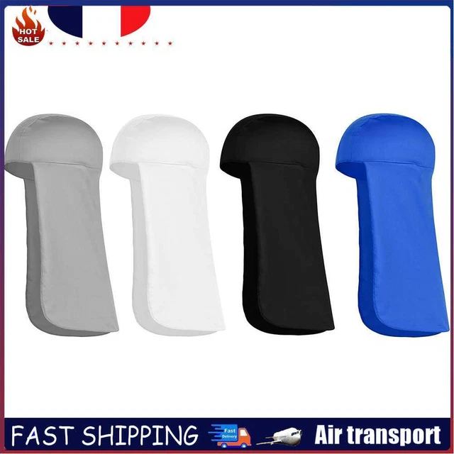 Unisex Fishing Visor Cap Outdoor Sun Protection Neck Cover for Hiking Camping