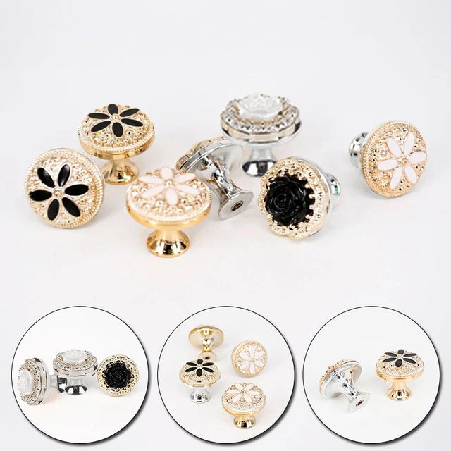 Crystal Knob Furniture Cupboard Drawer Pull Kitchen Cabinet Door Wardrobe Handle