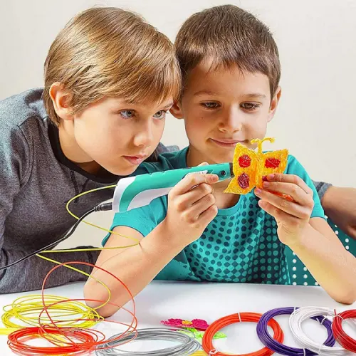 Penna 3D Da Disegno Tridimensionali Stereoscopica Stampa Set Di Fili Per Bambini 2