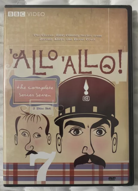 Allo Allo -The Complete Series 7 (2 Disc DVD Set 2008) British Comedy New Sealed