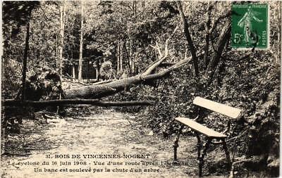 CPA ak paris 12e bois de vincennes cyclone of 16 june 1908 a bench (672530)