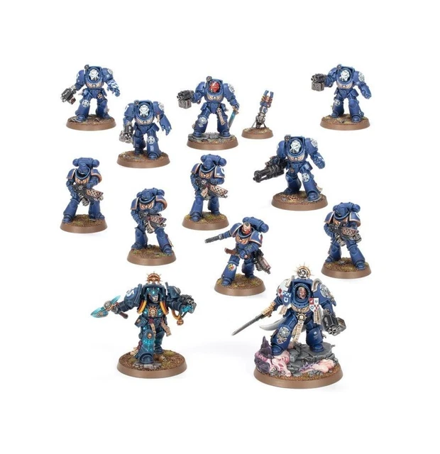 Figurines Warhammer 40k Space Marines - Peintes Sur Commande Par S&S Minis - Occasion