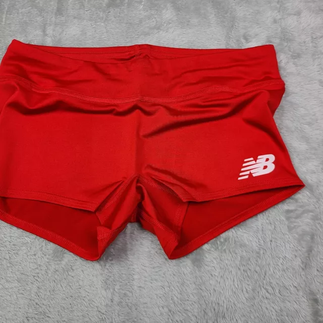 New Balance Women's Athletic Lined Shorts  Running Medium  Red