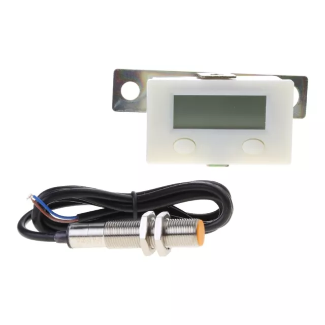 Magnetic Induction Counter Digital Electronic Punch Counter Metal Sensor 5-Digit 3