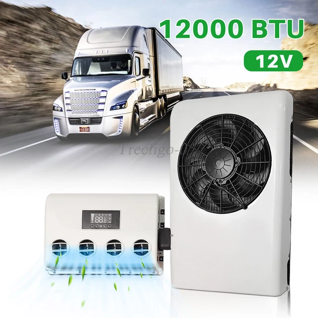 TRUCK CAB AIR Conditioner Split AC 12000 BTU RV For Semi Trucks Bus