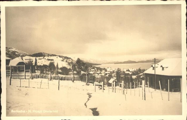 11336897 Bariloche Vista parcial lago Nahuel Huapi en invierno Bariloche