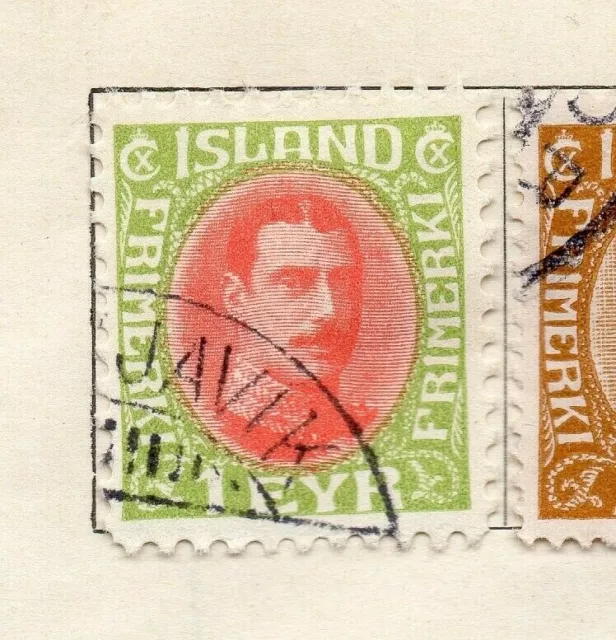 Islanda 1920 emissione anticipata fine usato 1 occhio. Nuovo con etichette-179079