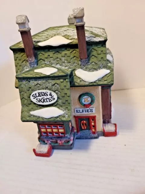 Dept 56 - North Pole Series - Elfie’s Sleds and Skates #56251 WITH BOX