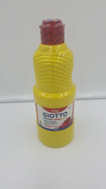 GIOTTO 500ml Extra Quality Pintar Dibujo Listo para Usar Pintar Color Amarillo
