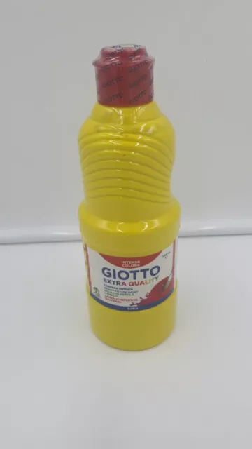 GIOTTO 500ml extra Quality Farbe malen zeichnen gebrauchsfertige Malfarbe gelb