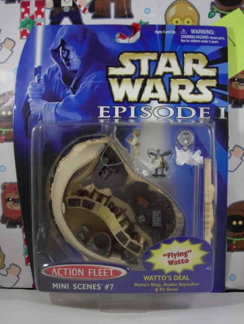 Galoob Star Wars 1999 Action Fleet Watto's Deal Mini Scenes #7 - Episode 1