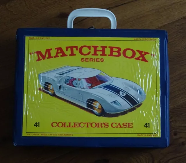 Original Matchbox Autokoffer für 48 Matchbox Modelle