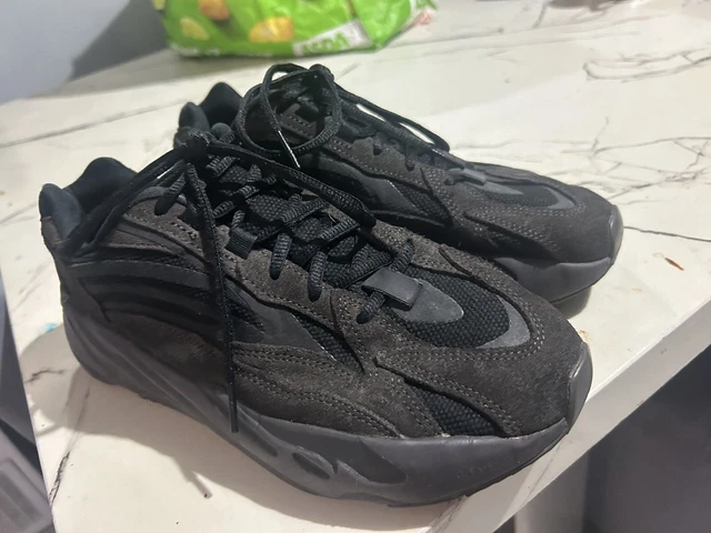ADIDAS YEEZY ORTHOLITE Black Trainers UK Size 8 Good Condition