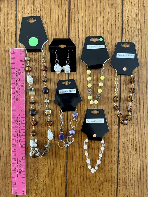 Jewelry Variety Set Bulk Handmade Necklace Bracelets and Earrings