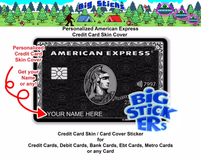 Credit Card SMART Sticker skin protector pre-cut small chip