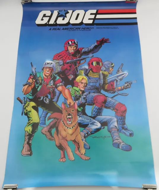 GI JOE Mail Away Poster Russ Heath - Comic Images (1987) 24x36 Rolled Poster