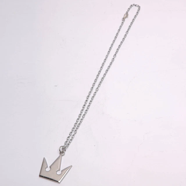 Kingdom Hearts Sora Crown & Roxas Cross Necklace Christmas Party Gift Cosplay 3