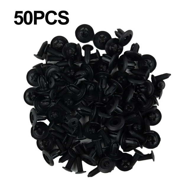Clip auto nylon supporto parafango carrozzeria 50 pezzi cuscinetto