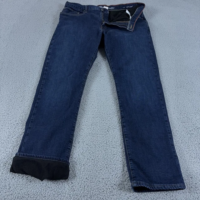 PANTALONES DE MEZCLILLA Eddie Bauer para hombre 36x32 azul