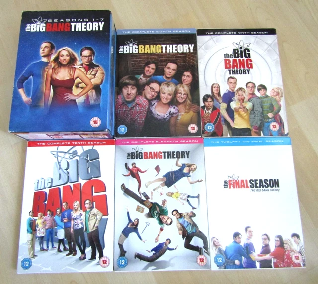 BIG BANG THEORY Complete Series 1-12 Dvd Boxset £16.31 - PicClick UK
