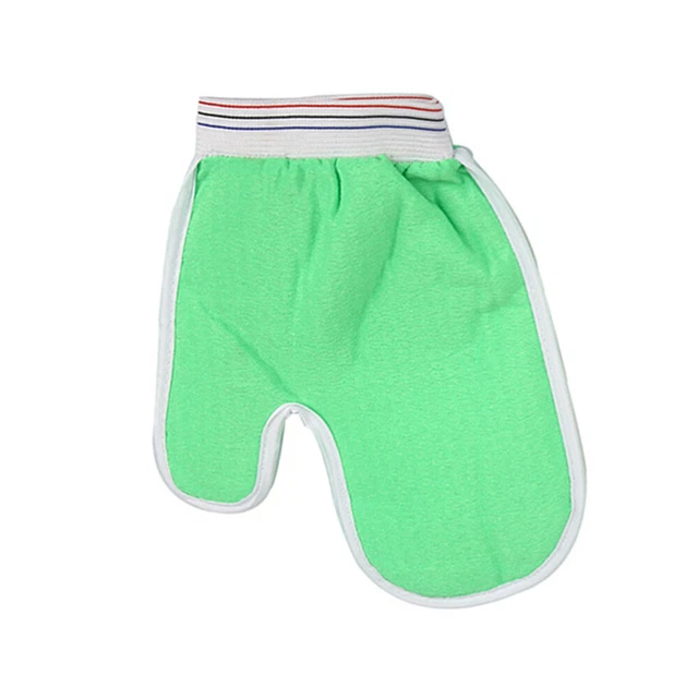 Guantes de baño exfoliantes de lujo accesorios de exfoliación de spa suaves