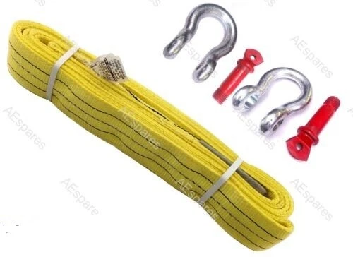 Heavy Duty Car Towing Belt Breakdown Recovery Emergency Strap Rope 6 Meter ECs