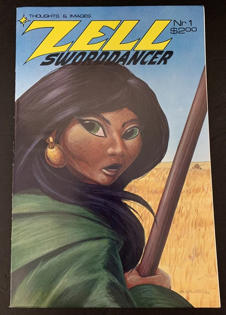 Zell Sworddancer #1 (1986) Thoughts & Images Early Usagi Yojimbo Back Cover!