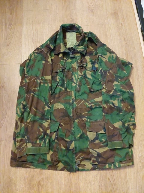 British Army Camouflage Pattern DPM Camo Military Smock Parka 170 unclear Khaki type Vintage Second Hand