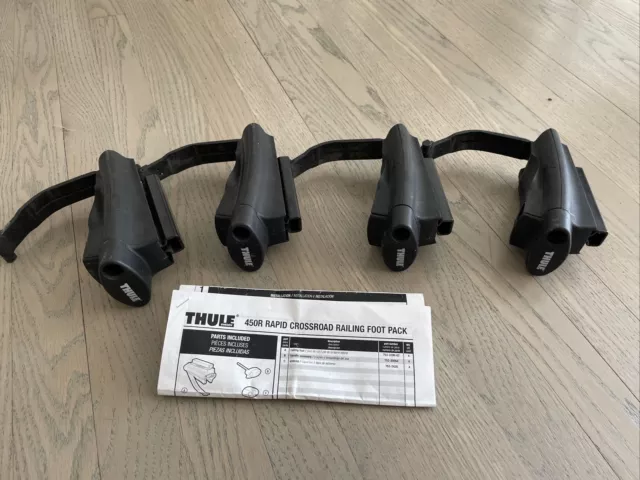 THULE Rapid Crossroad Foot Pack for Crossbars #450R - Raised Railing - Set of 4