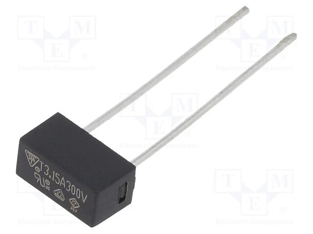 3,15A TE5 Fusible 300VAC Sécurité : Schmelz 883.300G