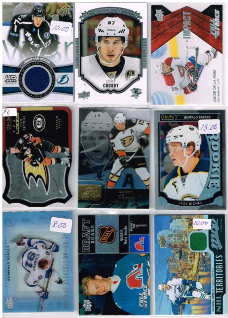 HUGE Lot Of 2015-16 Autos - Game Used - Rookies - Parallels - Inserts - Base