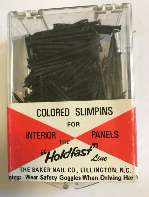 Vintage The Baker Nail Co. NAILS Colored Slim pins For Interior Genuine Holdfast