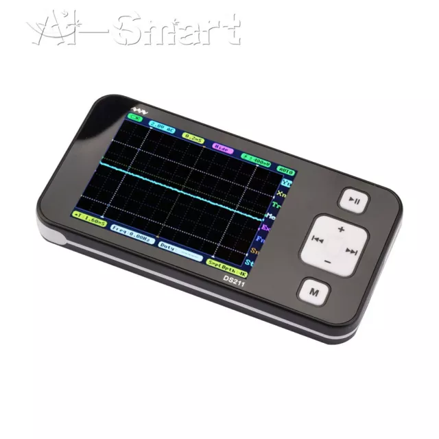 DS211 Multimetro oscilloscopio digitale tascabile portatile 1CH 1 MSa/s 200kHz