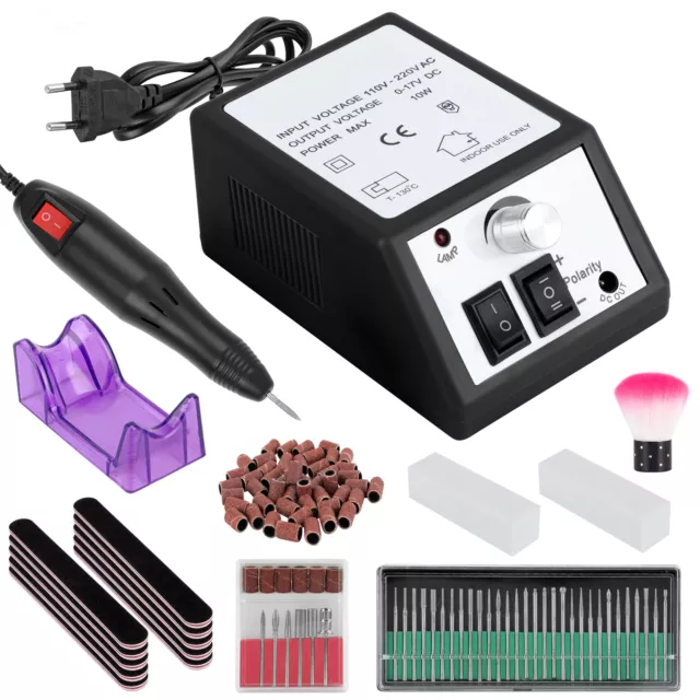 20000U/min Elektrisch Nagelfräser Pediküre Maniküre Set Nagelfräser Nailart DHL