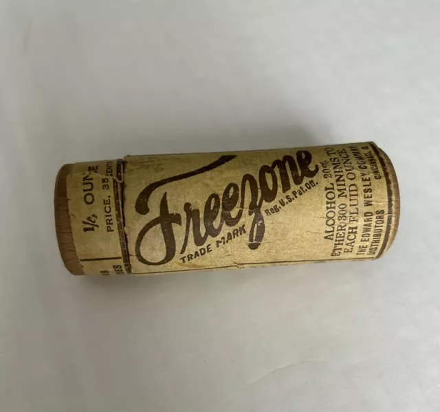 RARE Early FreezeZone Corn Callus & Wart Remover Box Medical advertising
