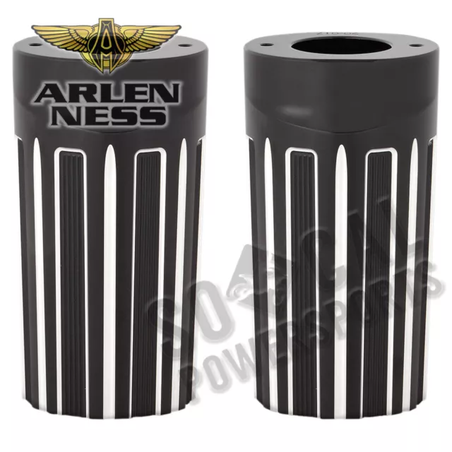 Arlen Ness 10-Gauge Fork Boot Covers - Black - 20017