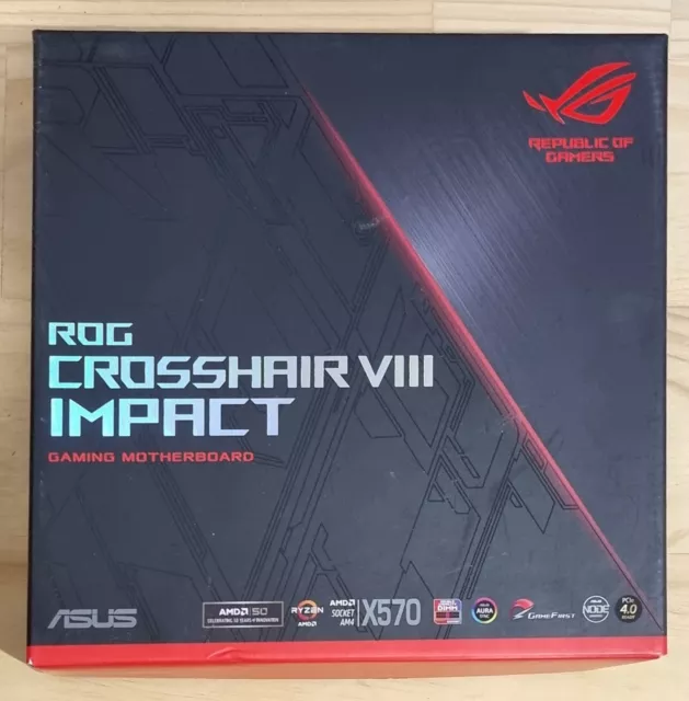 Asus Rog Crosshair VIII Impact Socket AM4 X570 Motherboard