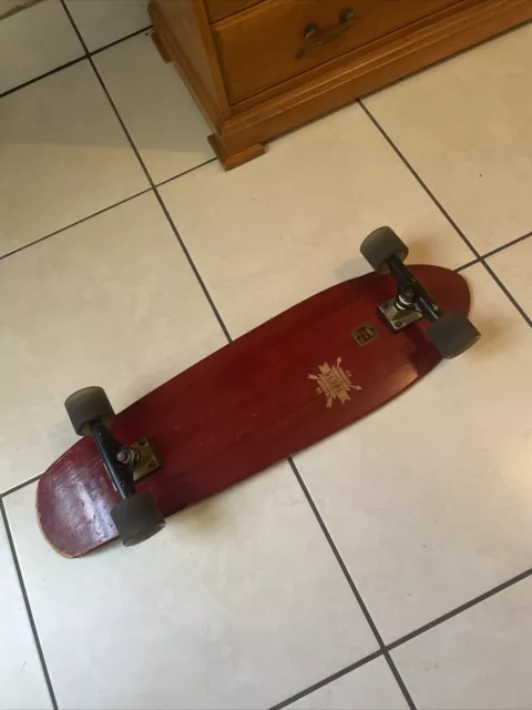 Cherry red Bambo Globe Skateboard