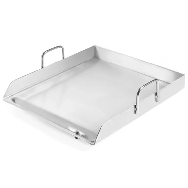 XtremepowerUS 17" x 16" Stainless Steel Comal Flat Top BBQ Cooking Griddle Pan