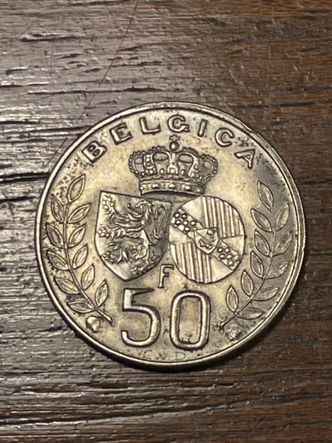 Monnaie Belgique 50 Francs 1960 Argent (10-19/1)