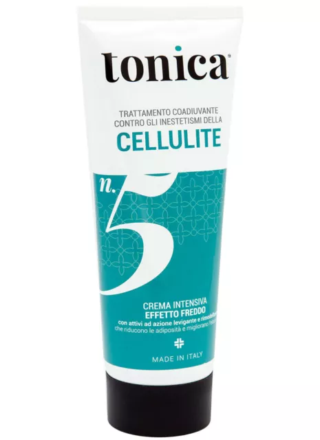 Tonica 5 cellulite crema anticellulite 250 ml rassodante tonificante snellente