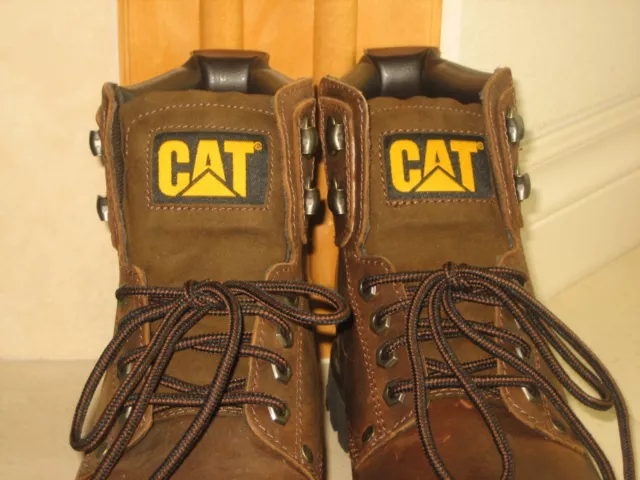 CAT Caterpillar Mens Brown Second Shift Soft Toe Work Boot P72593~ SZ 11.5~NWOB 3