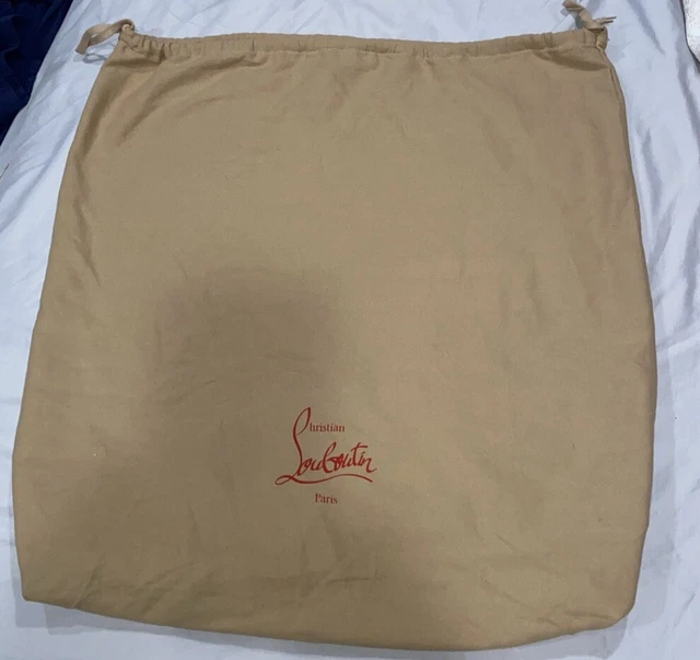 Extra Large Louboutin  Drawstring Dust  Bag 26” X 24” X 10”s