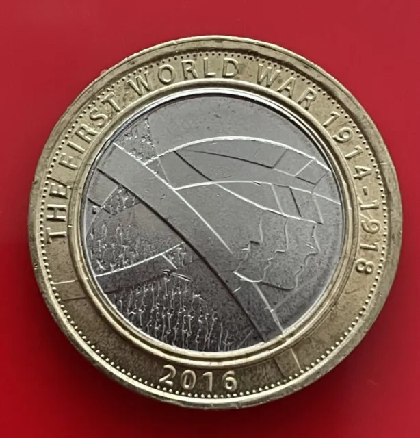 2016 First World War (Army) £2 Coin - Circulated