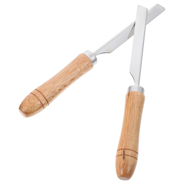 Soporte para navaja de afeitar de madera cortador de pelo de cerdo soporte para herramientas