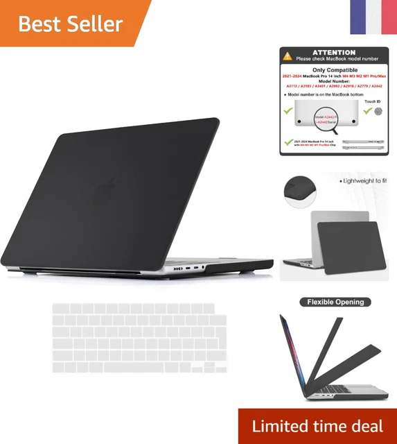 COQUE RIGIDE POUR MacBook Pro 14' M4 M3 M2 M1 Design Moderne et
