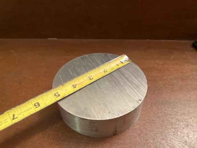 5" diameter Aluminum round stock 7075 T651, 1-1/2” " long